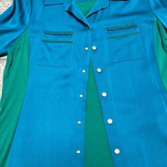 Elie Tahari Silk Blouse - Picture 4 of 9